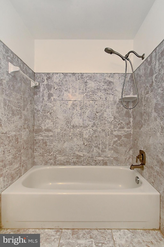 bathroom featuring bathtub / shower combination