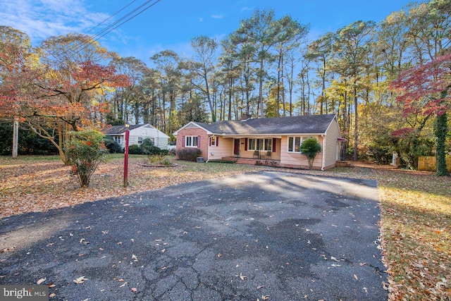 8388 Hilda Dr, Salisbury, MD 21804 - view of front of house with covered porch and driveway