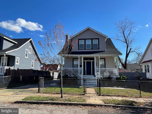 bungalow with covered porch