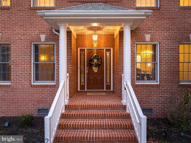 view of entrance to property