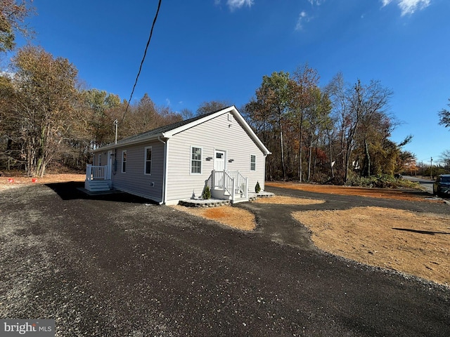 view of property exterior