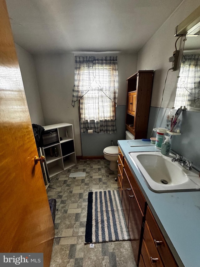 255 Regina Ave, Hamilton, NJ 08619 - bathroom with vanity and toilet