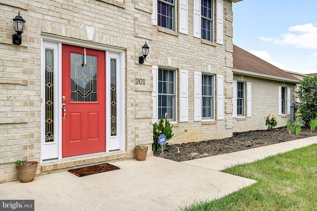 view of property entrance