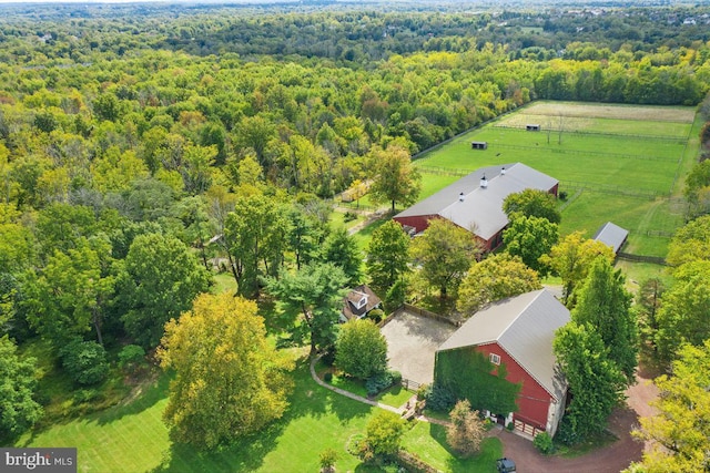 720 Swedesford Rd, Lower Gwynedd, PA 19002 - aerial view of sparsely populated area with a forest