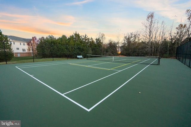 view of sport court