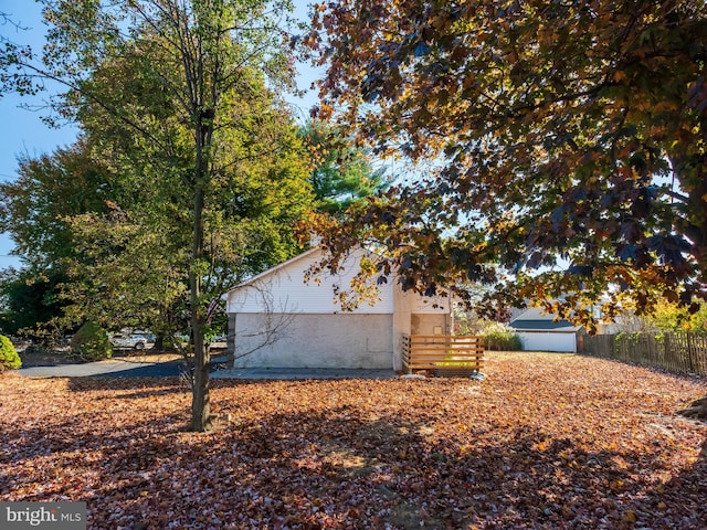 view of side of home