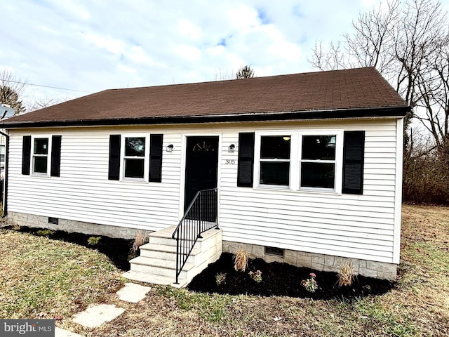 view of front of property