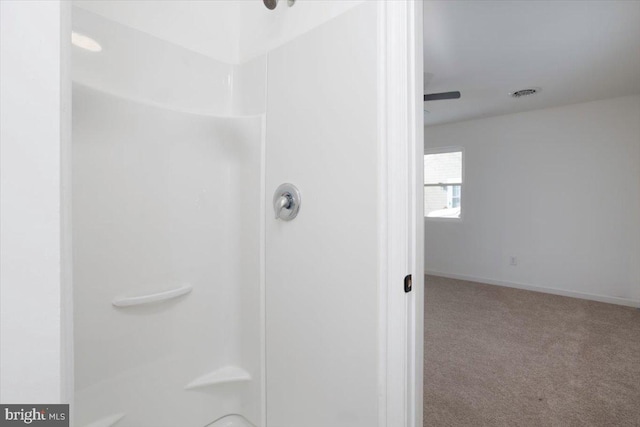 bathroom with walk in shower