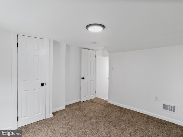 bonus room featuring carpet floors