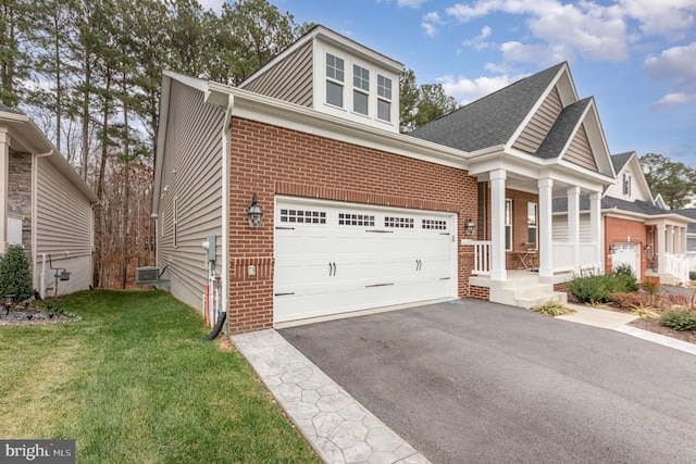 view of front of home with a front yard