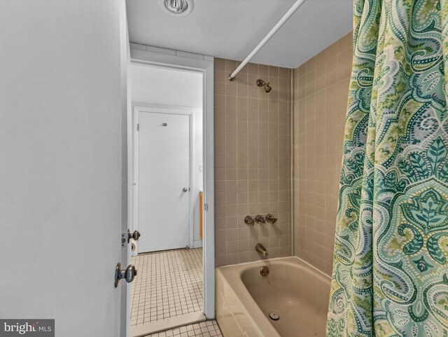 10900 Coastal Hwy Unit 915, Ocean City, MD 21842 - bathroom with tile patterned flooring and shower / bath combo with shower curtain