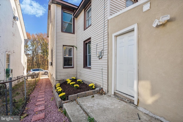 view of entrance to property