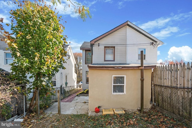 view of rear view of property