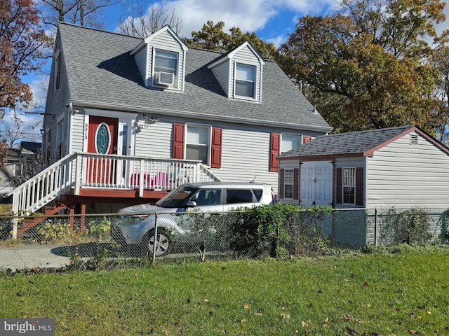 8013 Duvall, Rosedale, MD 21237 - view of front of house with a shingled roof and cooling unit