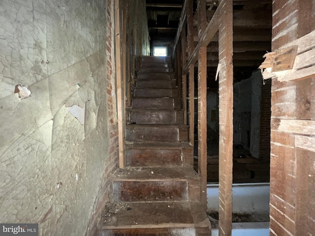 view of stairs