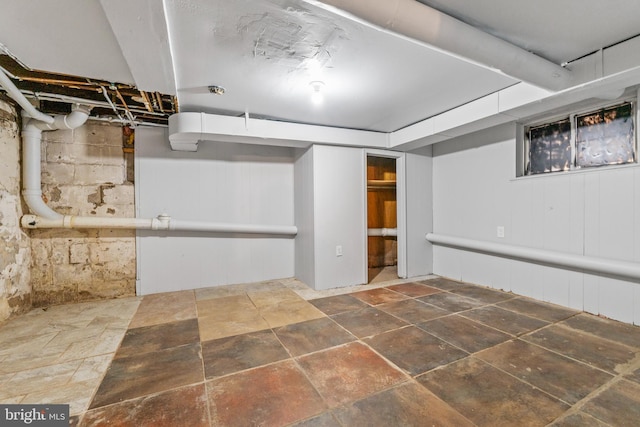 1826 Brunswick Ave, Lawrence Township, NJ 08648 - finished below grade area with stone finish floors