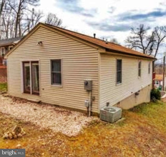 view of rear view of property