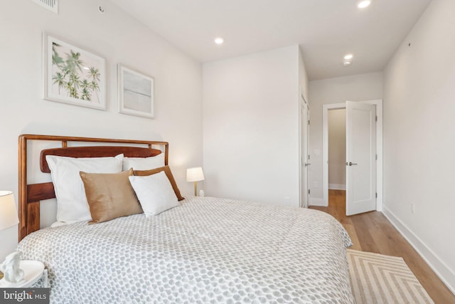 3205 N 35th St Unit 5, Philadelphia, PA 19129 - bedroom featuring wood finished floors, recessed lighting, and baseboards