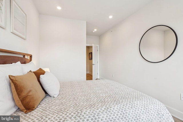 3205 N 35th St Unit 5, Philadelphia, PA 19129 - bedroom with recessed lighting and baseboards