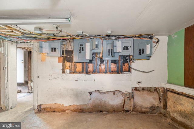 utility room featuring electric panel