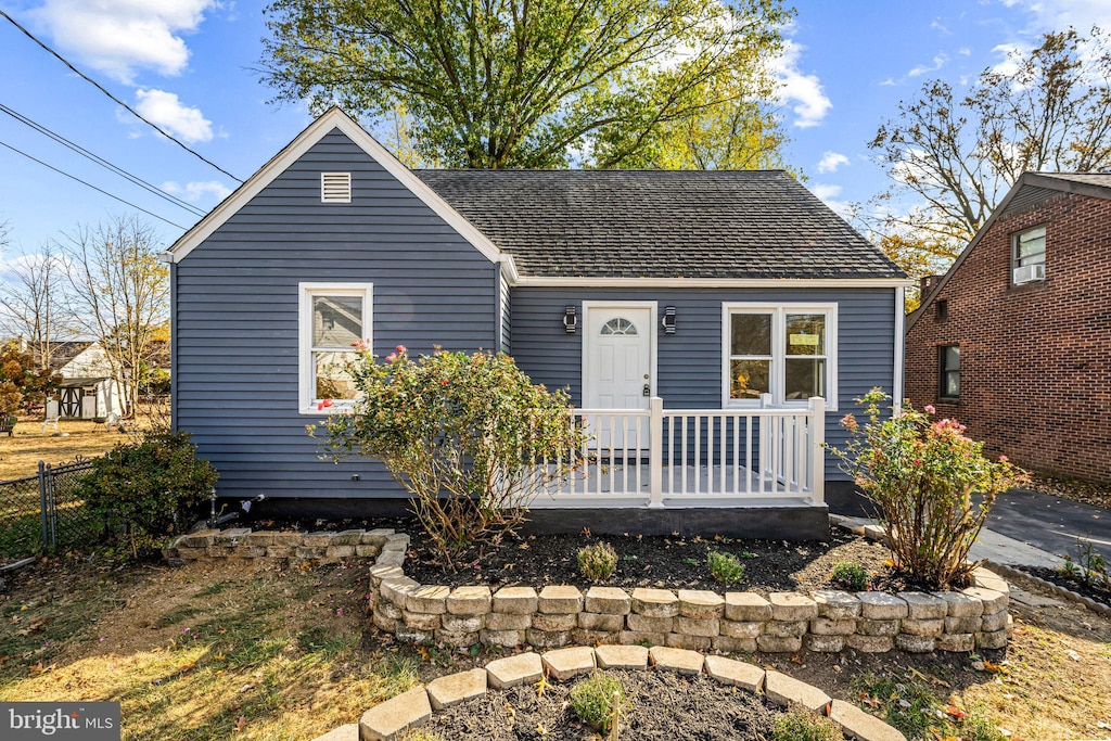 view of bungalow-style home