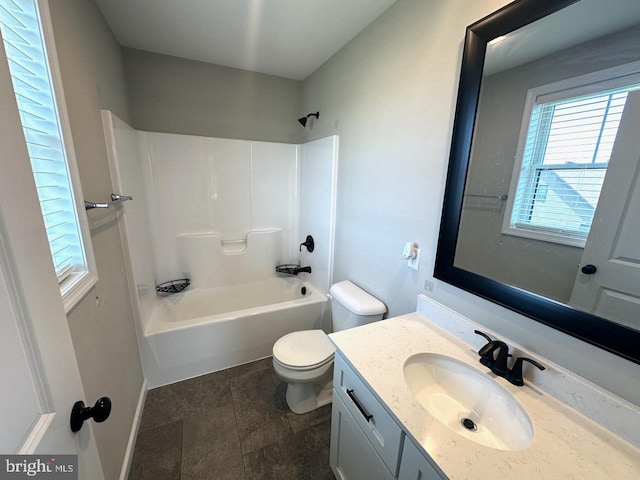 2040 Jelena Rd, Shippensburg, PA 17257 - full bathroom with toilet, vanity, and tub / shower combination