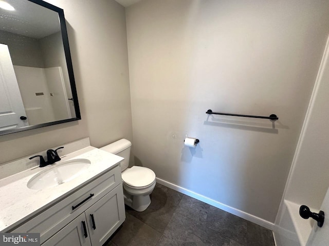 2040 Jelena Rd, Shippensburg, PA 17257 - bathroom with vanity, toilet, and baseboards