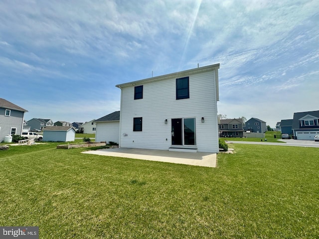 2040 Jelena Rd, Shippensburg, PA 17257 - back of property with a patio area, a lawn, and a residential view