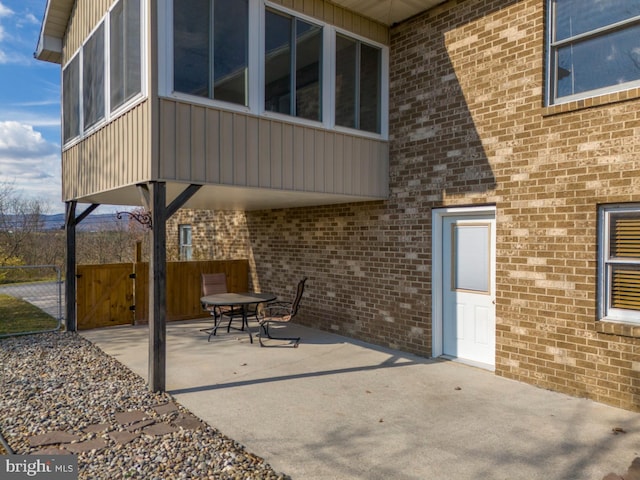 view of patio / terrace