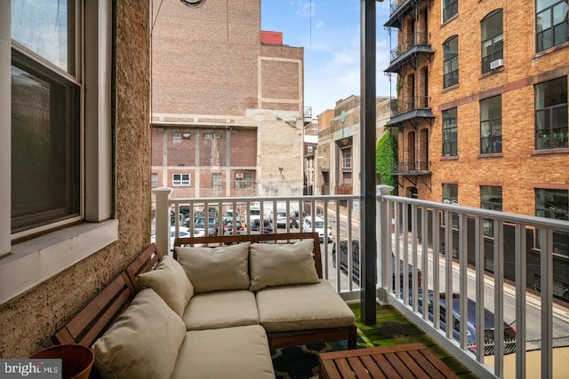 1343 Lombard St Unit B, Philadelphia, PA 19147 - balcony with an outdoor hangout area