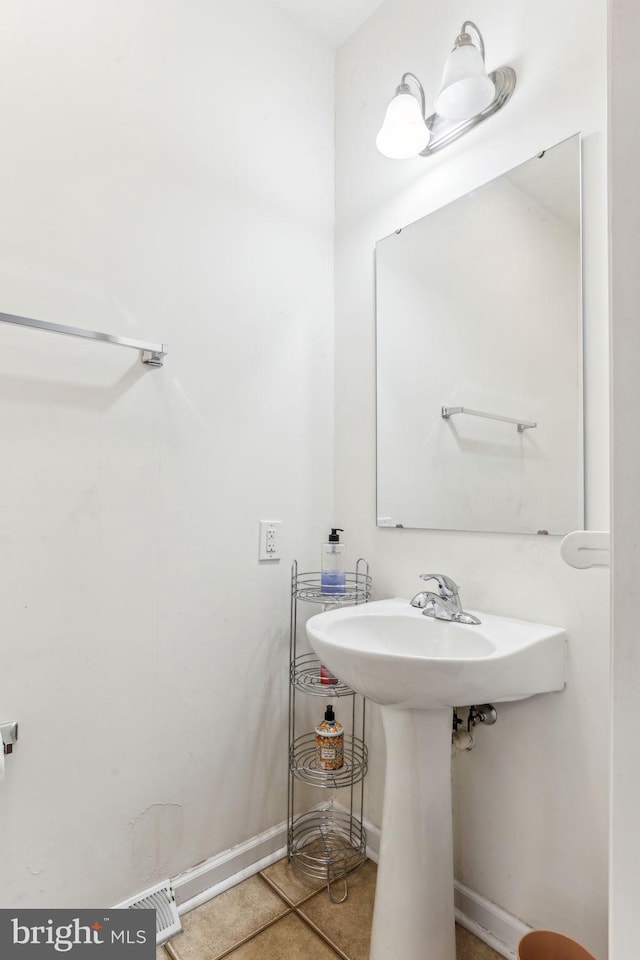 bathroom featuring tile patterned floors