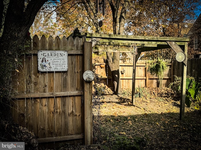 view of gate