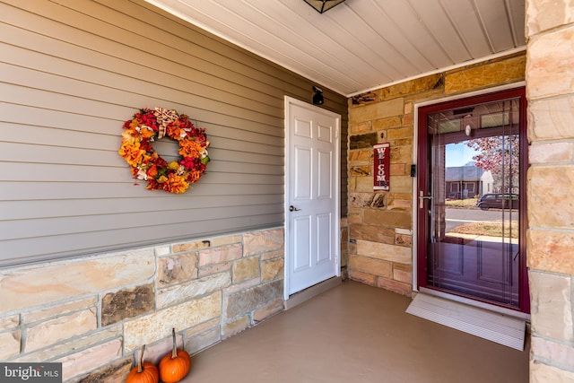 view of entrance to property