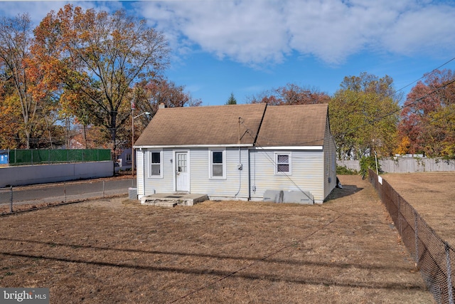 view of rear view of house