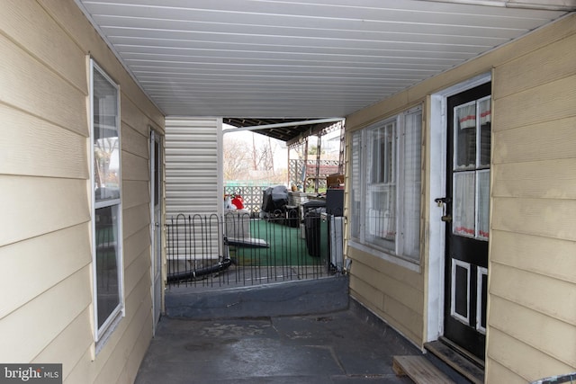 view of patio / terrace with area for grilling