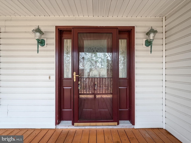 view of entrance to property