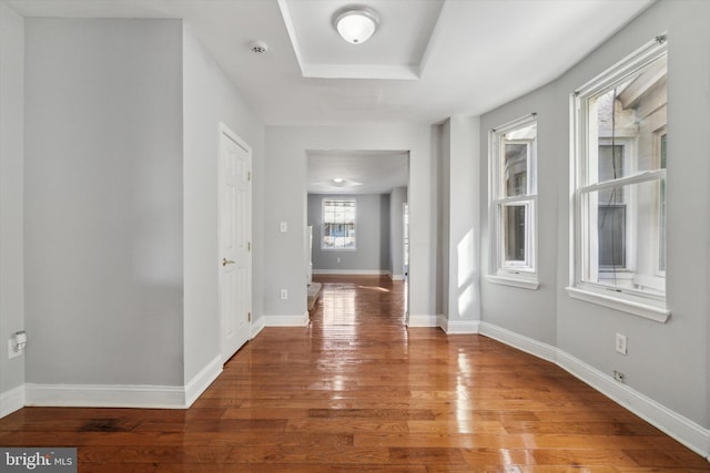 interior space featuring wood-type flooring