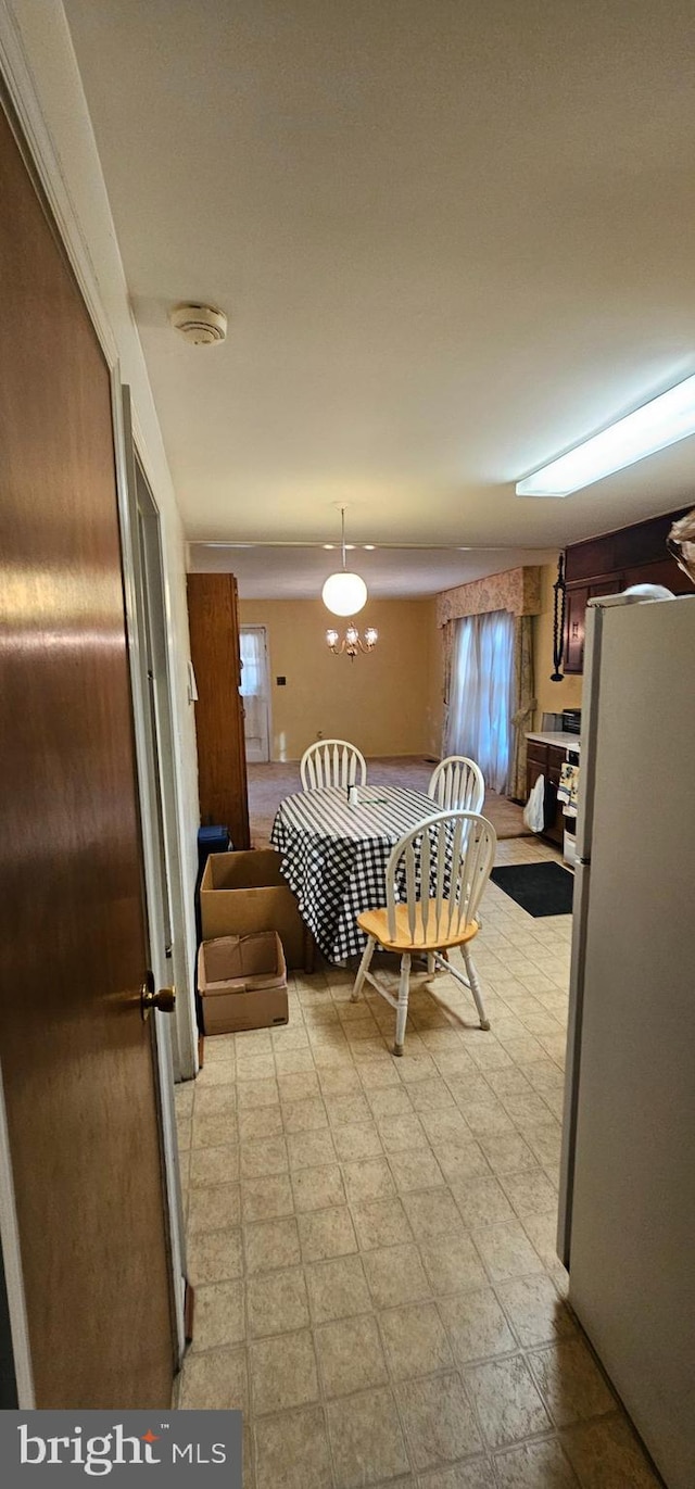 view of dining room