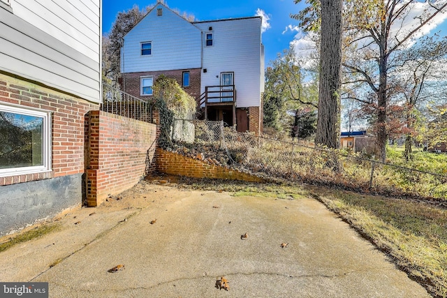 view of rear view of house