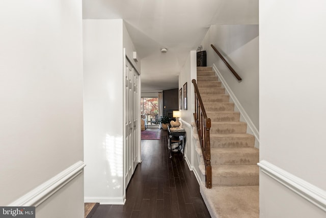 interior space featuring wood-type flooring