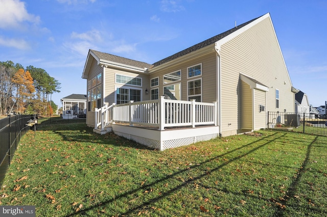 30773 Fowlers Path, Millsboro, DE 19966 - back of property with a deck