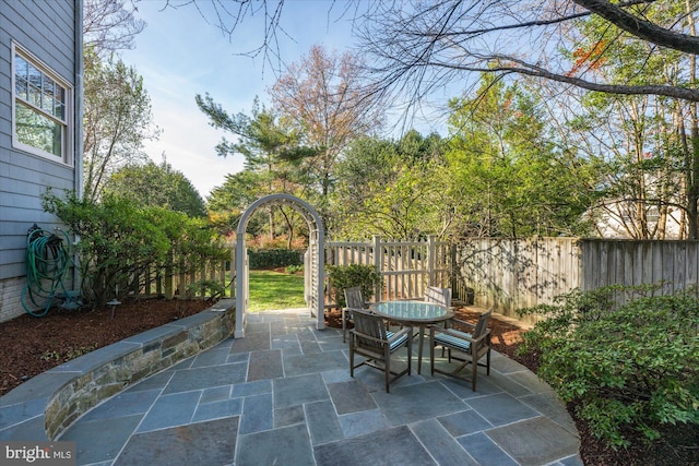 view of patio