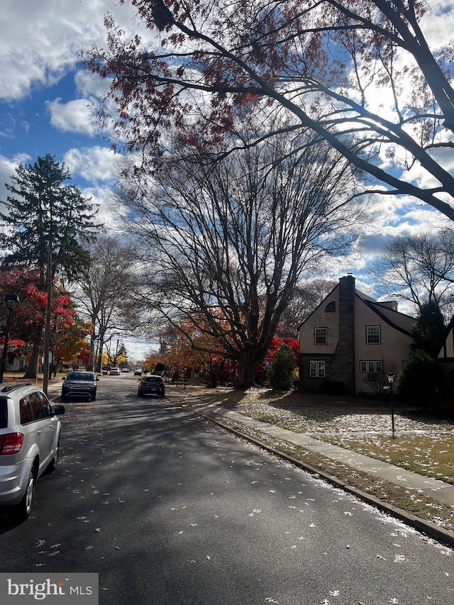 view of road