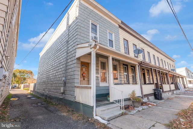 exterior space featuring a porch