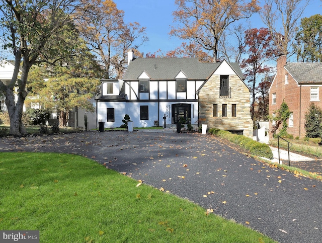 view of english style home