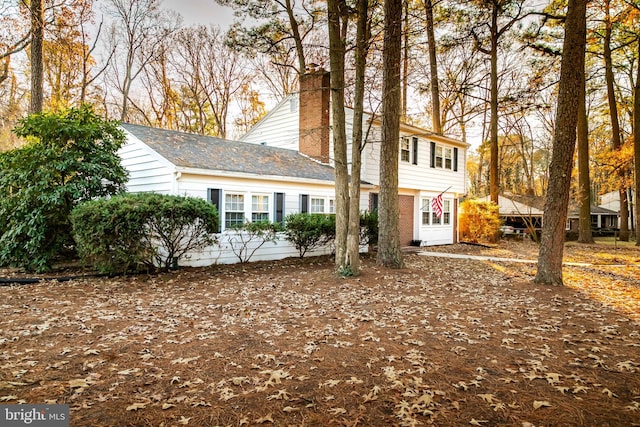 view of front of home