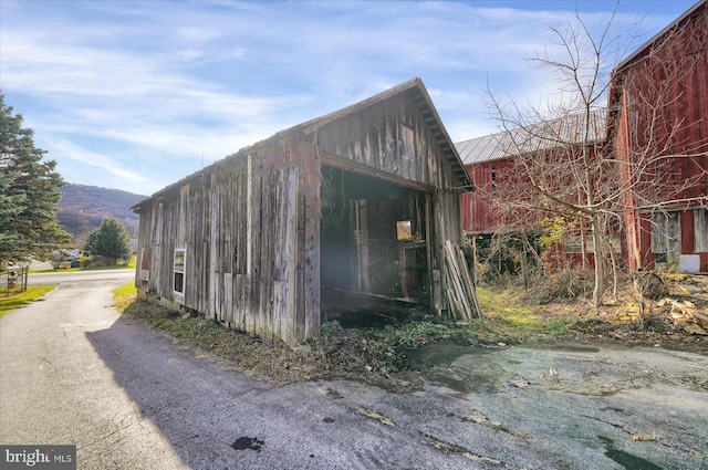 3315 E College Ave, Bellefonte, PA 16823 - view of outdoor structure with a mountain view