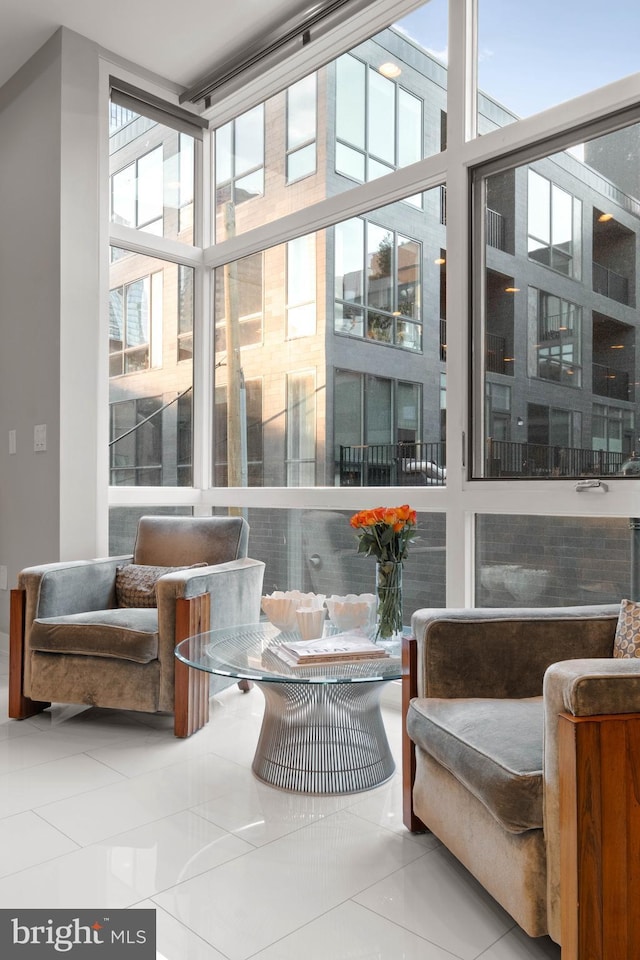 sunroom featuring a healthy amount of sunlight