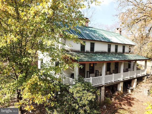 view of back of property