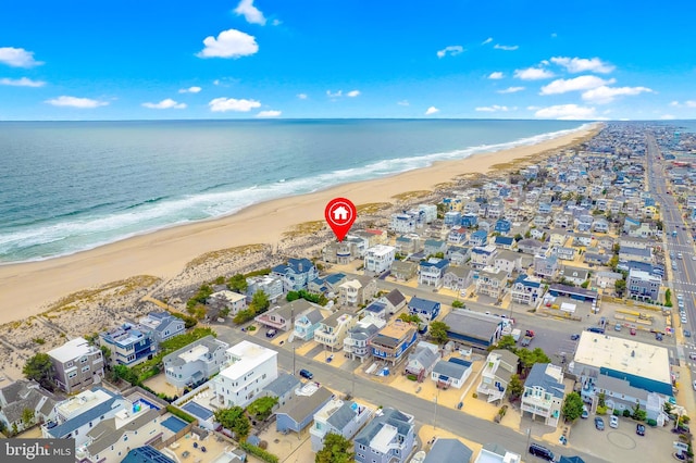 2 N 2nd St, Surf City, NJ 08008 - aerial view of property and surrounding area featuring expansive coastline
